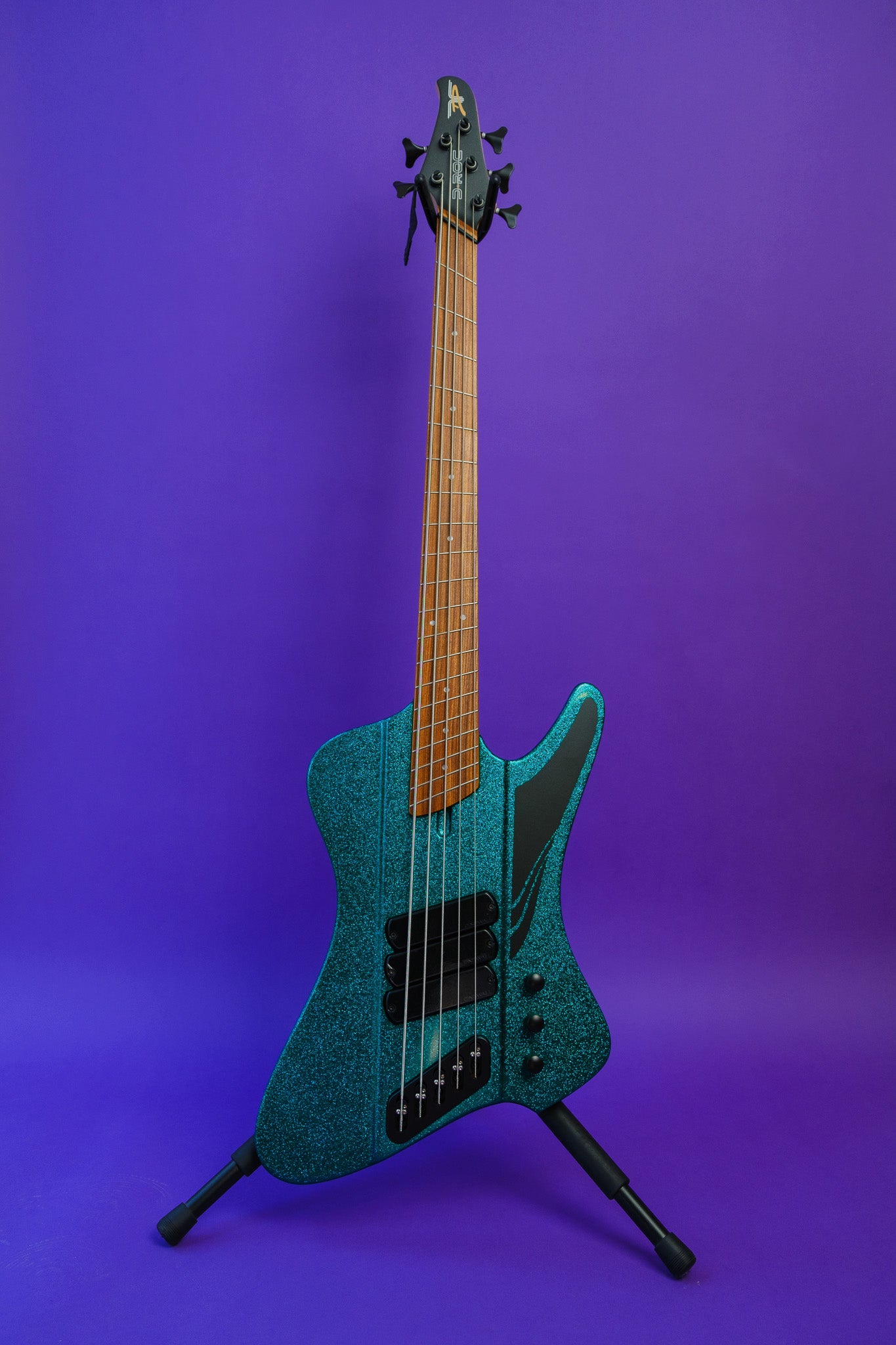 Dingwall D-Roc standard 5 Aquamarine Metal Flake