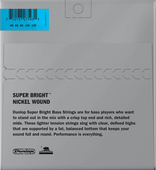 Dunlop Nickel Super Bright 5 str. 45-125
