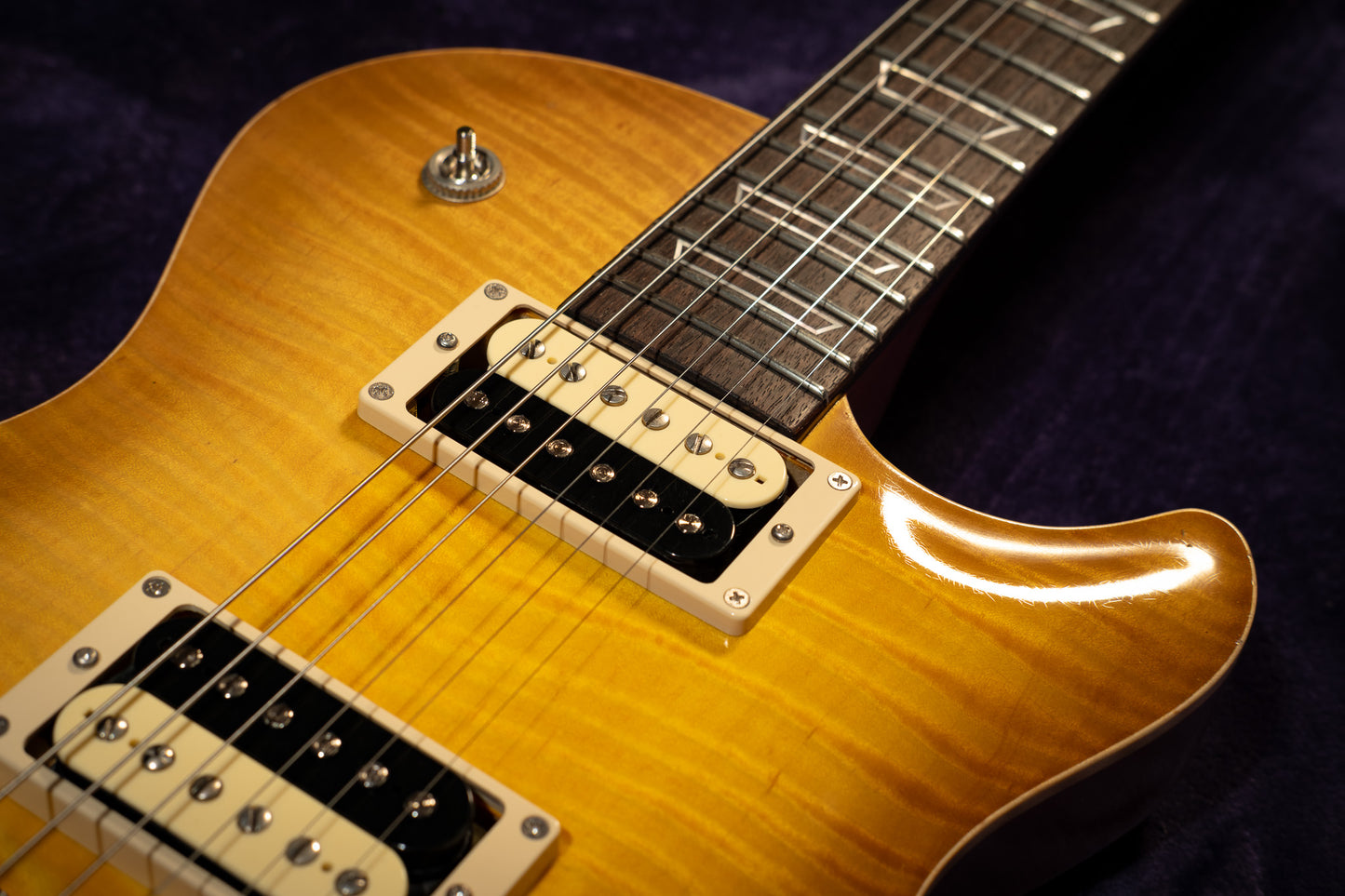 Patrick James Eggle Macon Single Cut 2023 - Nitro Lemon Burst - Cherry Back