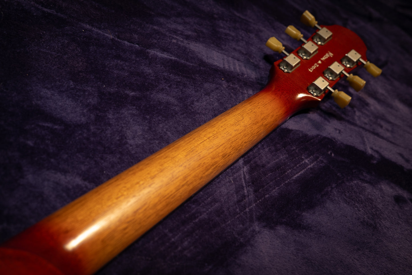 Patrick James Eggle Macon Single Cut 2023 - Nitro Lemon Burst - Cherry Back