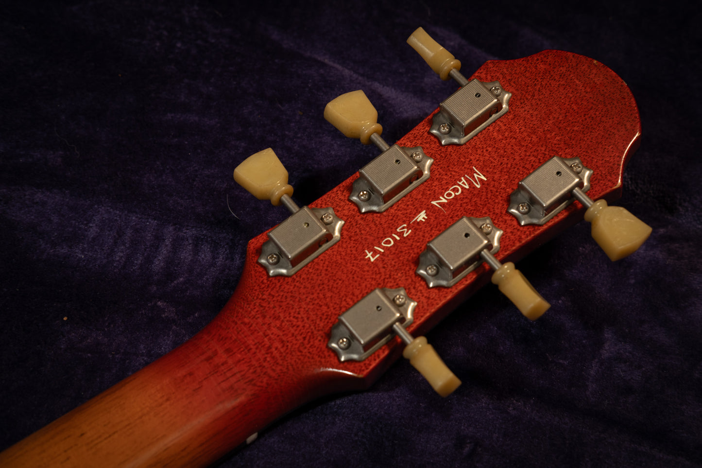 Patrick James Eggle Macon Single Cut 2023 - Nitro Lemon Burst - Cherry Back