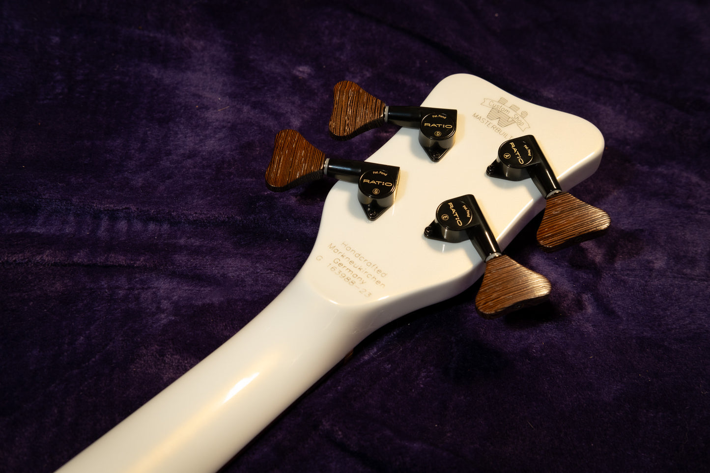 Warwick Masterbuilt Streamer Stage I 2023 - Solid Whitepearl High Polish