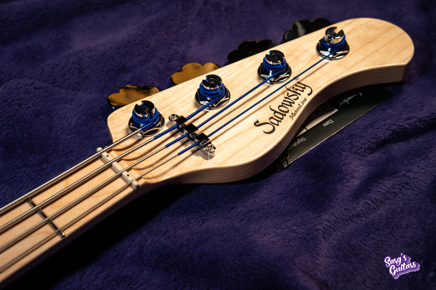 Sadowsky 22 Frets Will Lee Standard 2023 - Natural Transparent Satin