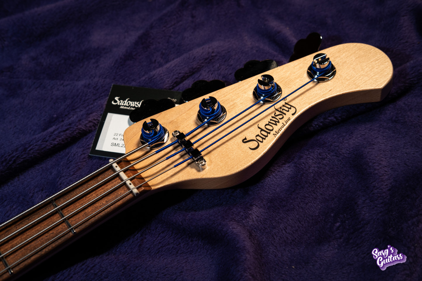 Sadowsky 22 Frets Will Lee Standard 2023 - Natural Transparent Satin