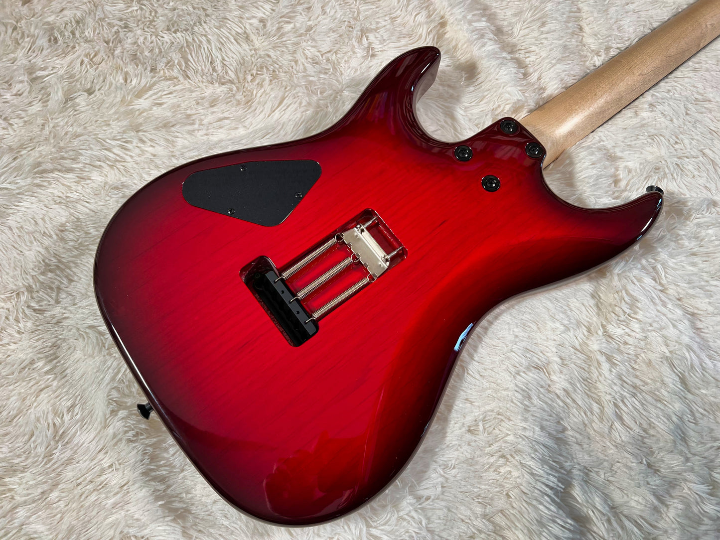 Xotic XS Core Bent Top - Dark Red Burst