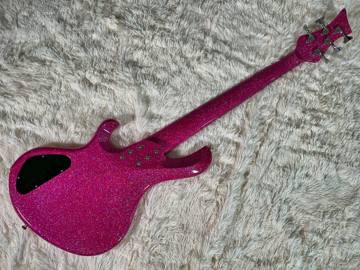 Maruszczyk Frog 5 fretless - Sparkle Pink