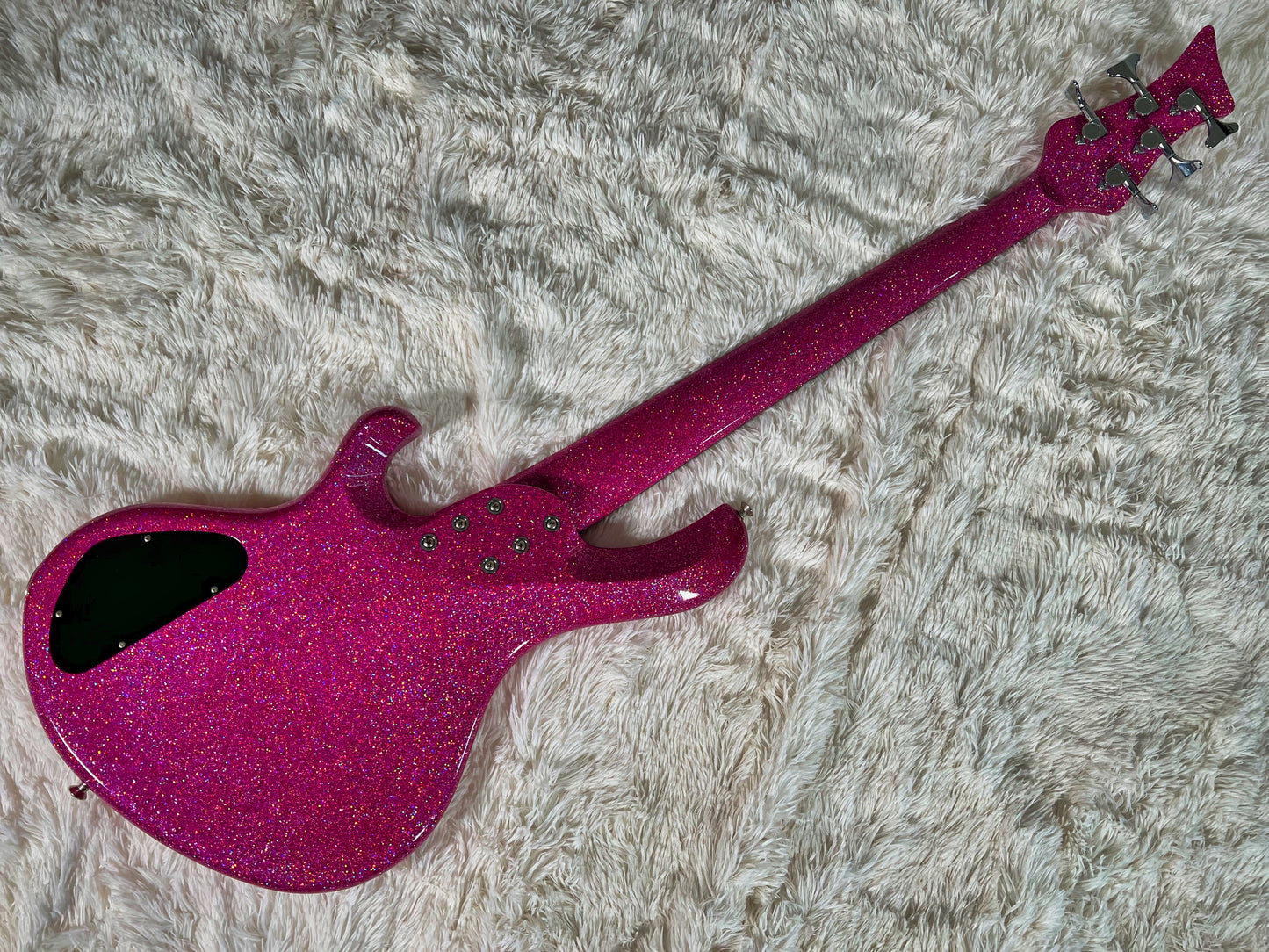 Maruszczyk Frog 5 fretless - Sparkle Pink