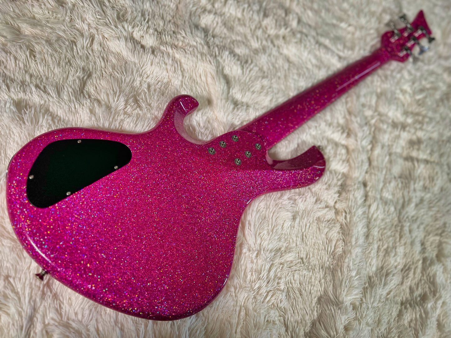Maruszczyk Frog 5 fretless - Sparkle Pink