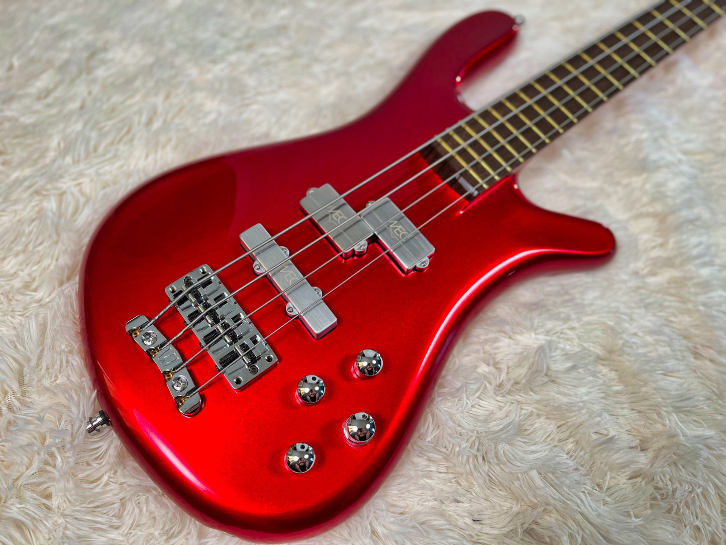 Warwick Masterbuilt Streamer Stage I - Solid Candy Red Metallic Highpolish