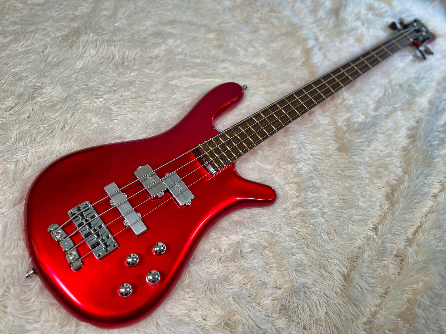 Warwick Masterbuilt Streamer Stage I - Solid Candy Red Metallic Highpolish