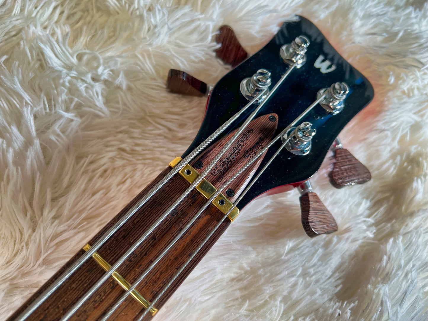 Warwick Masterbuilt Streamer Stage I - Solid Candy Red Metallic Highpolish