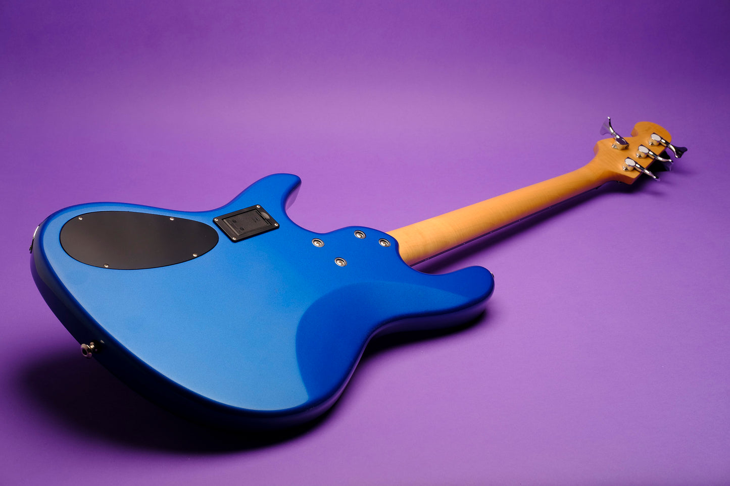 Maruszczyk Elwood L4 30" Fretless -  Lake Placid Blue