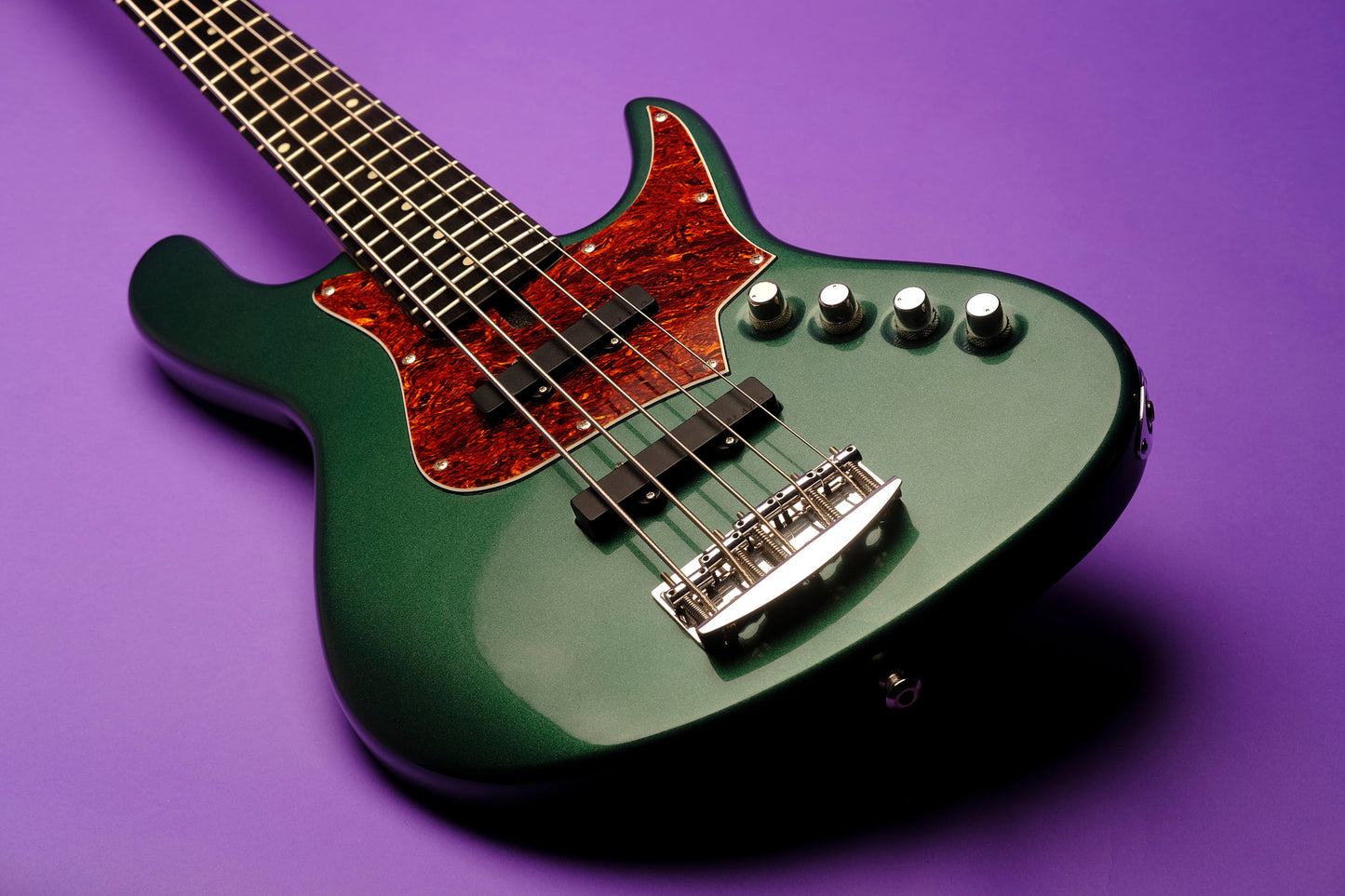 Maruszczyk Elwood L5a Short Scale - Vista Green Metallic