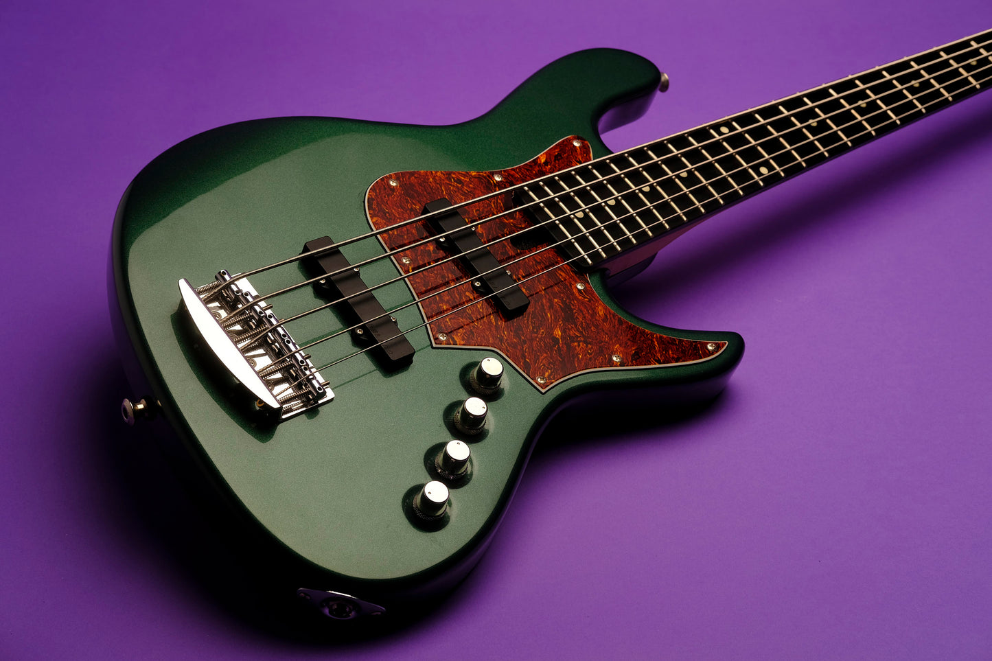 Maruszczyk Elwood L5a Short Scale - Vista Green Metallic
