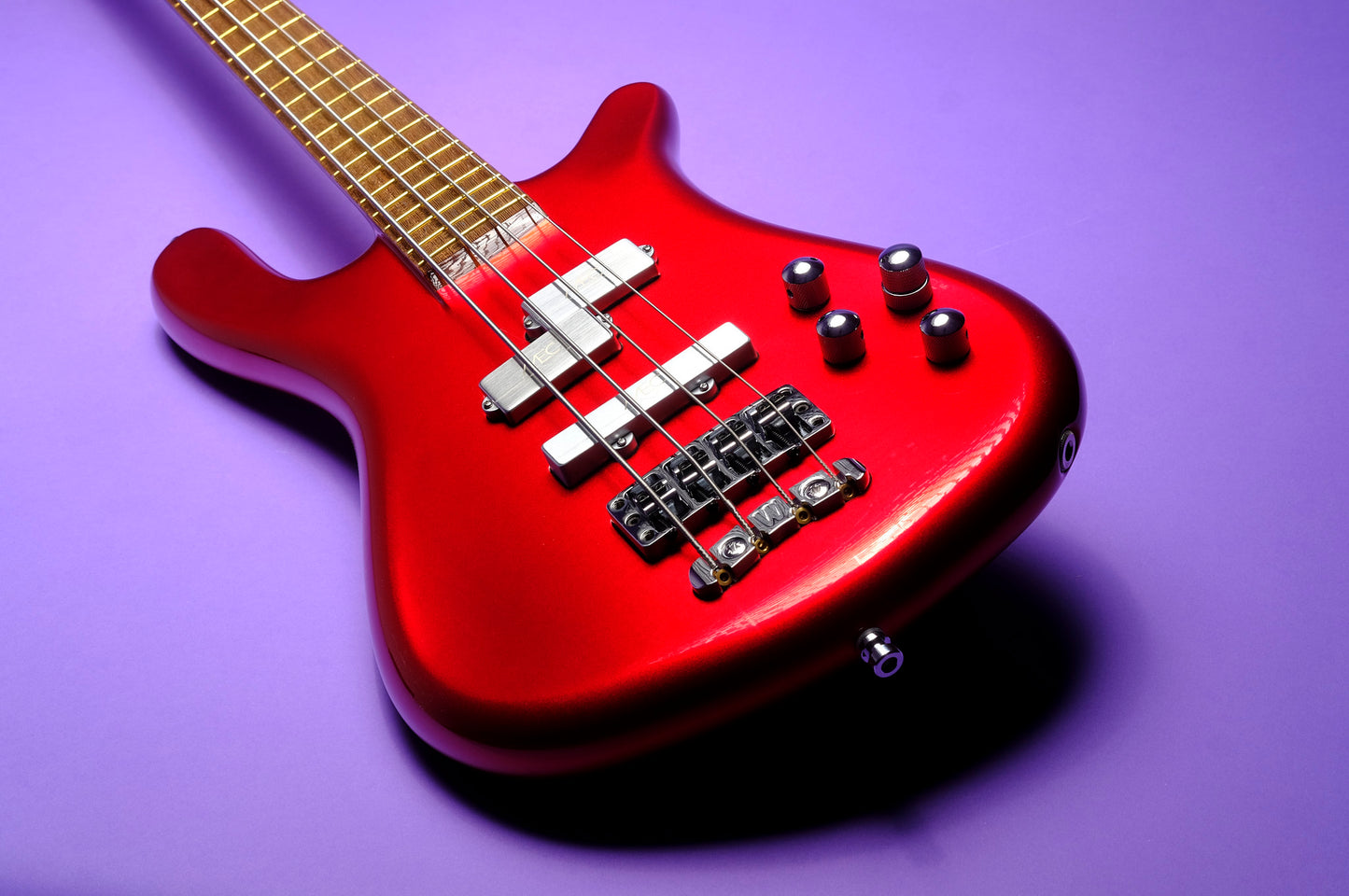 Warwick Masterbuilt Streamer Stage I - Solid Candy Red Metallic Highpolish