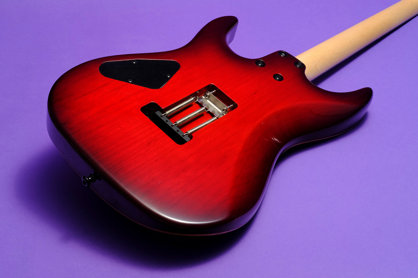 Xotic XS Core Bent Top - Dark Red Burst