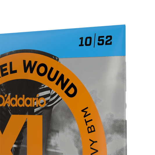 D'Addario EXL140 Nickel Wound, Light Top/Heavy Bottom, 10-52
