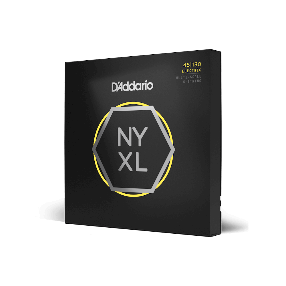 D'Addario NYXL Bass Multiscale 5, 45-130 Regular Light