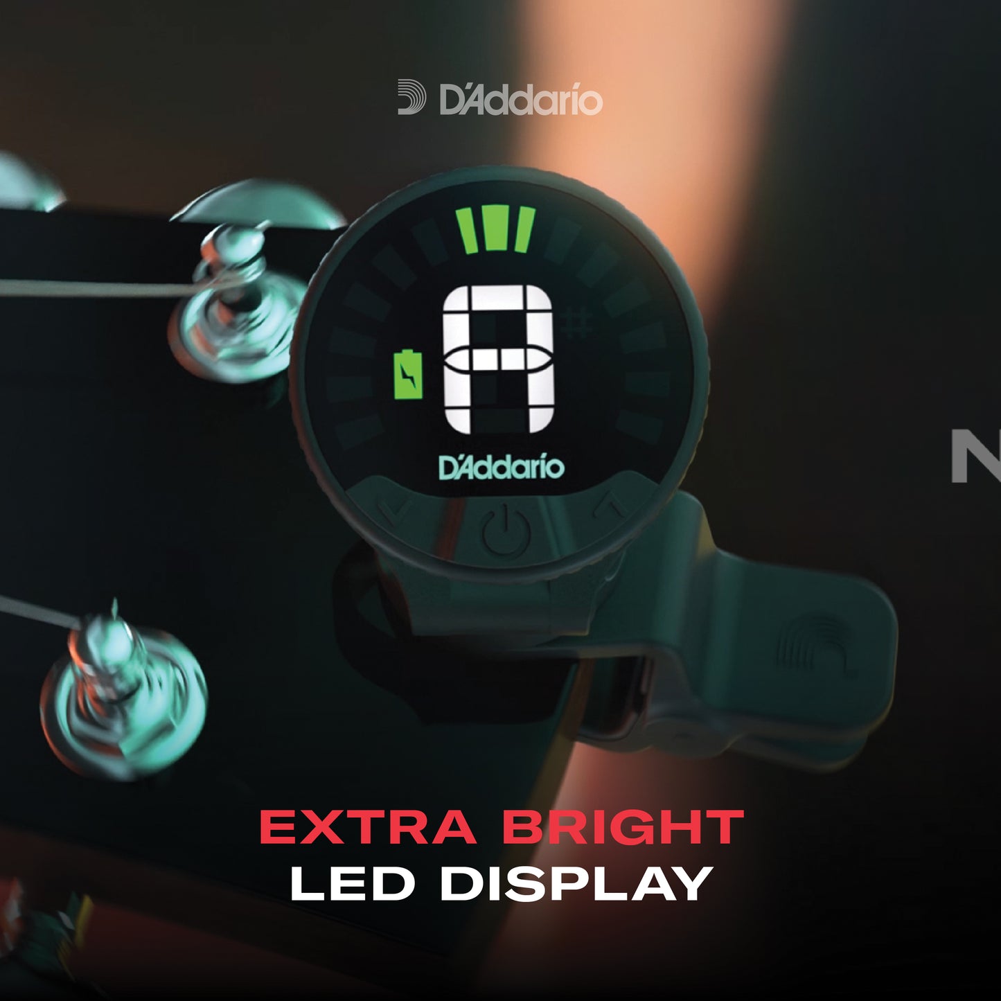 D’Addario Nexxus 360 Rechargeable Clip-On Tuner