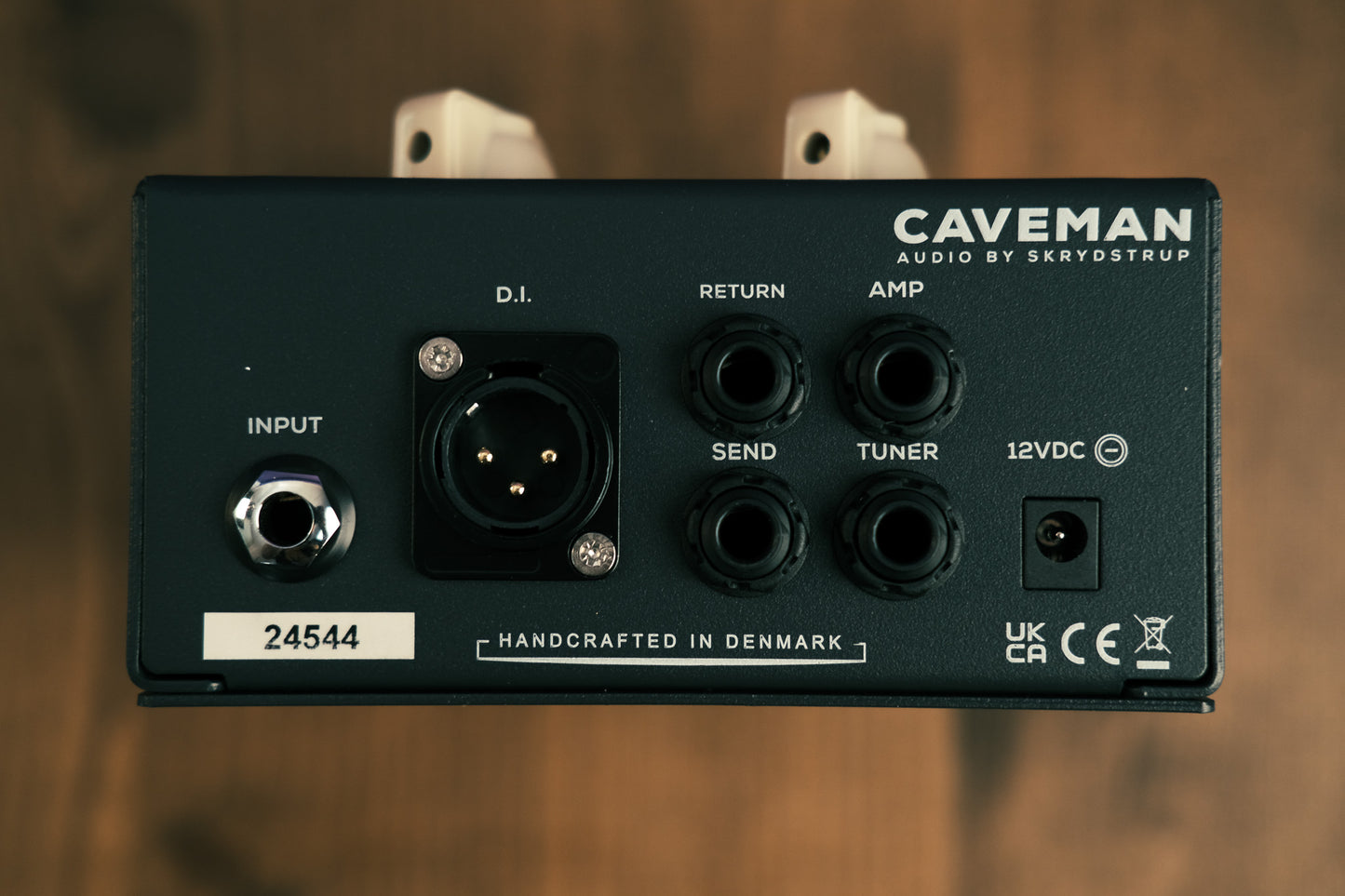 Caveman Audio Bass Preamp Compact BP1c back panel view