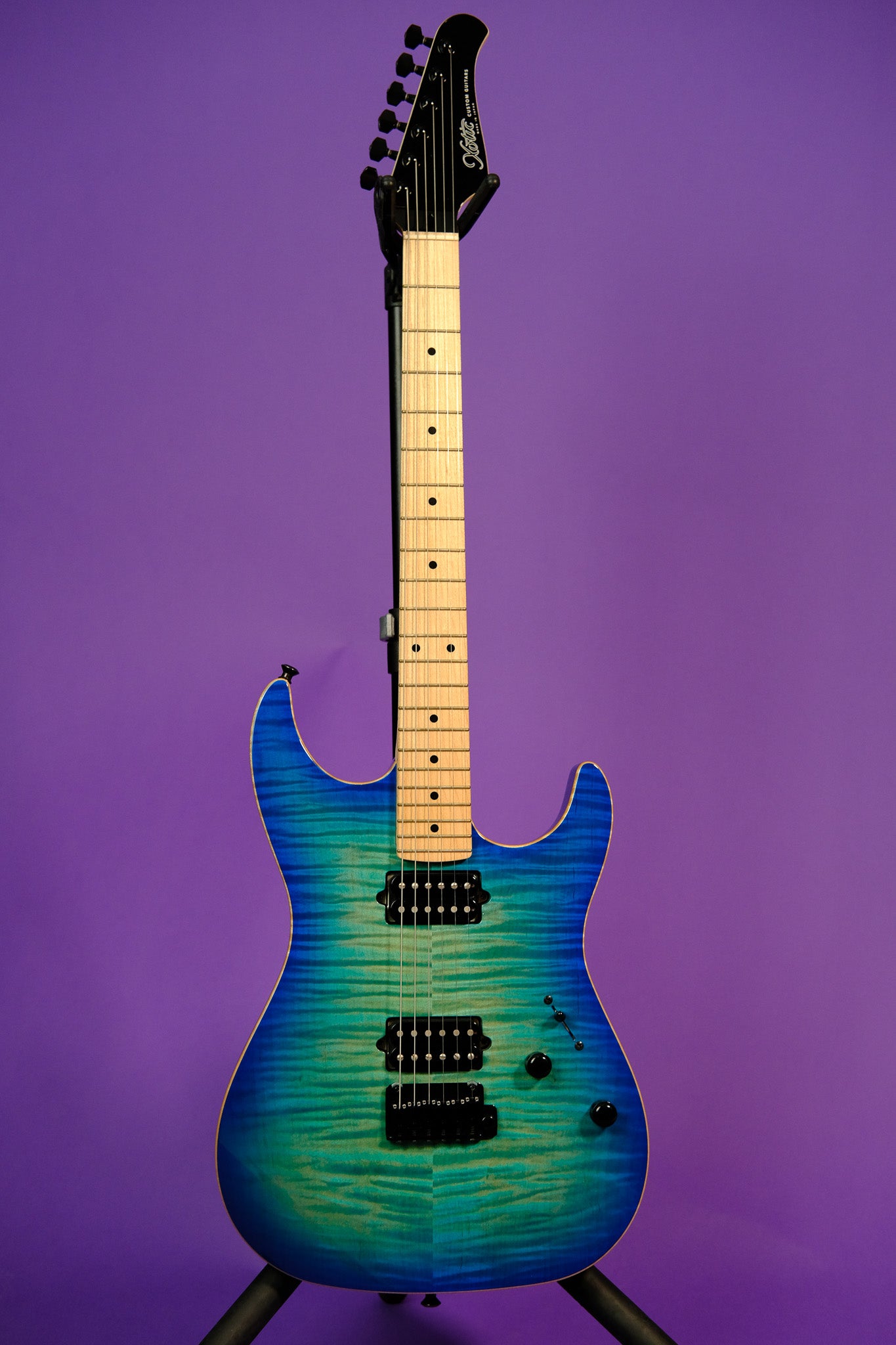 Xotic XS Core Bent Top - Blue Burst