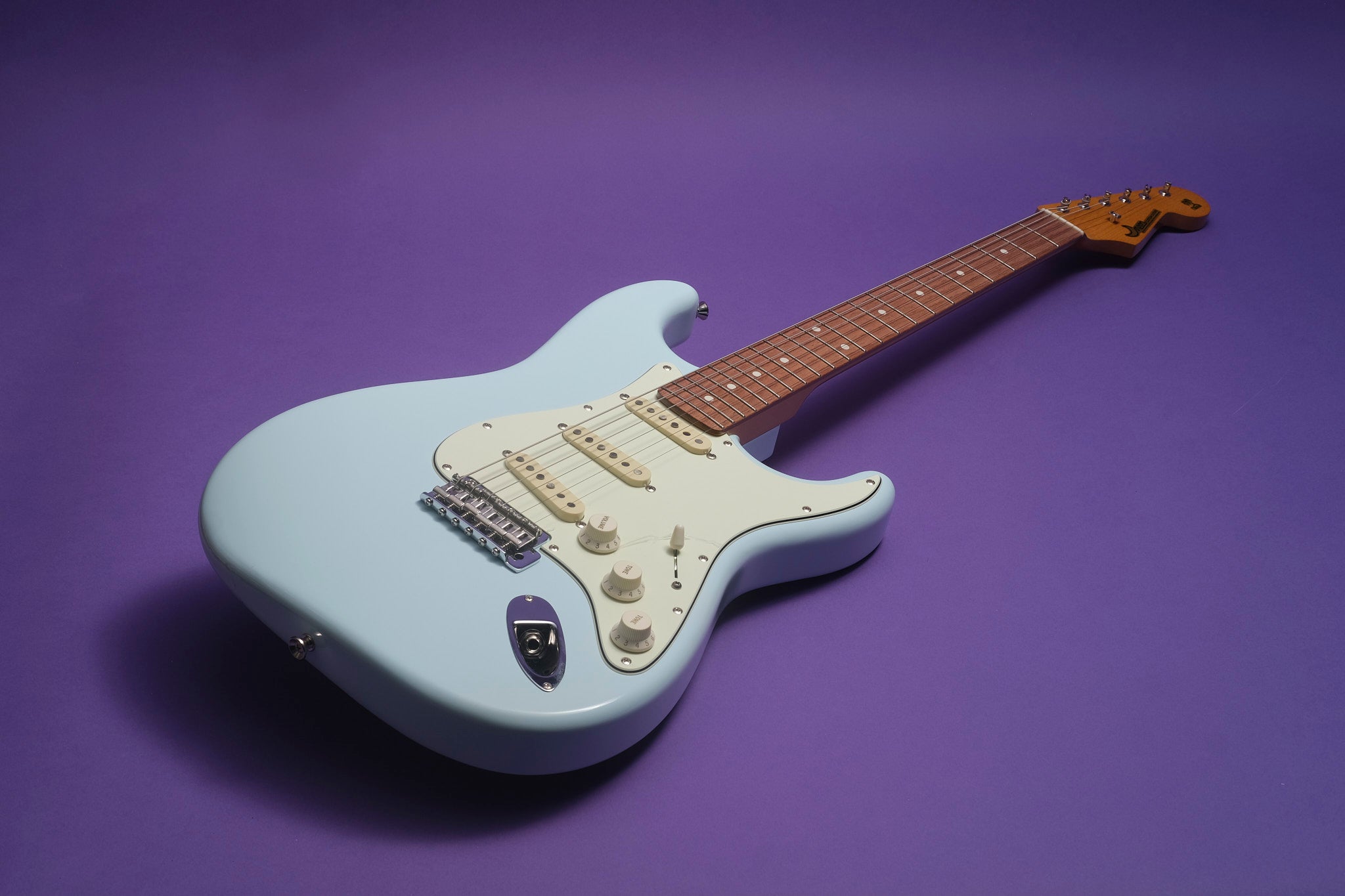 moon ST-C ソニックブルー Moon ST Classic: Vintage Voiced Stratocaster Guitar - Sarg's Guitars