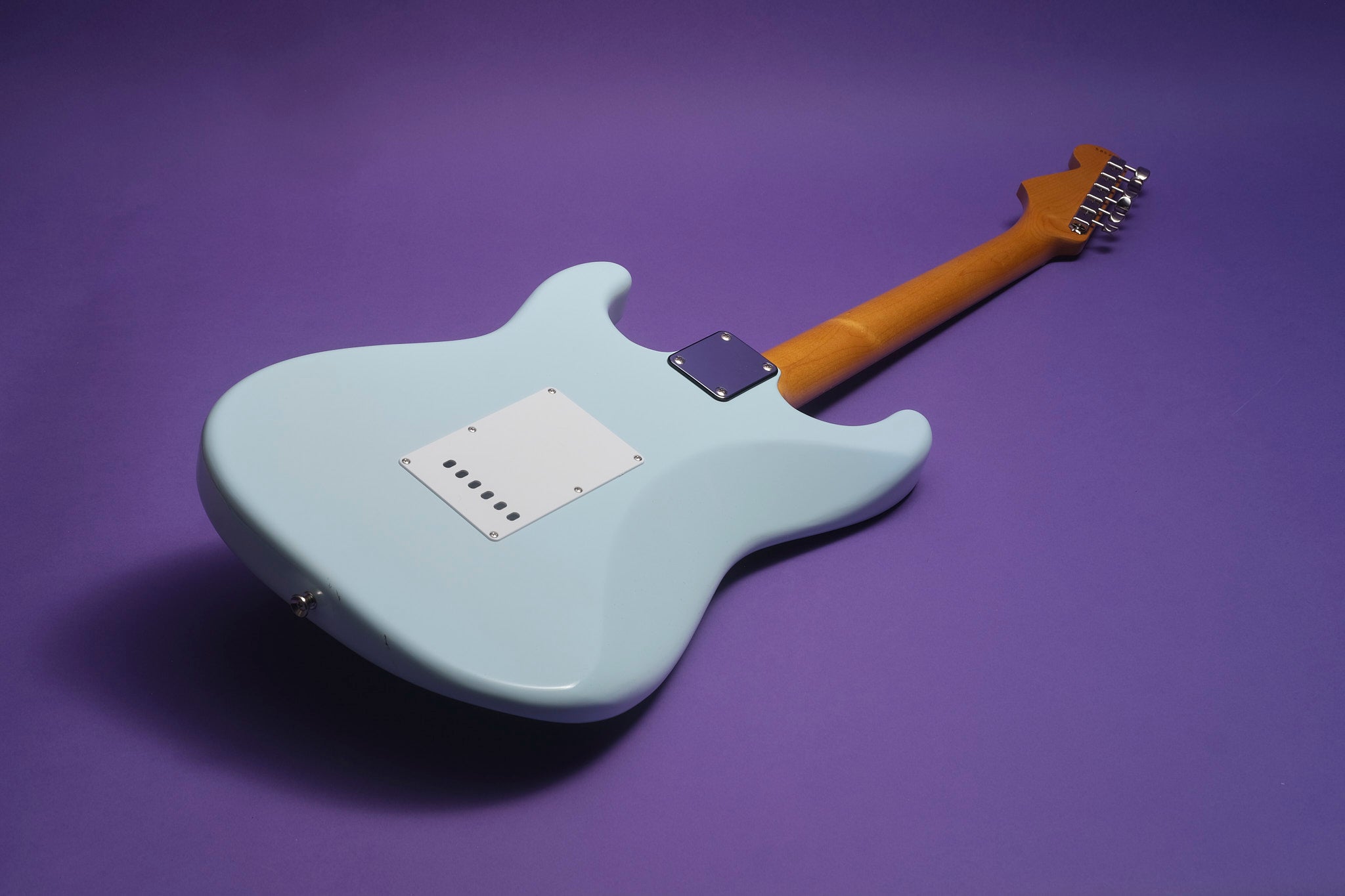 moon ST-C ソニックブルー Moon ST Classic: Vintage Voiced Stratocaster Guitar - Sarg's Guitars