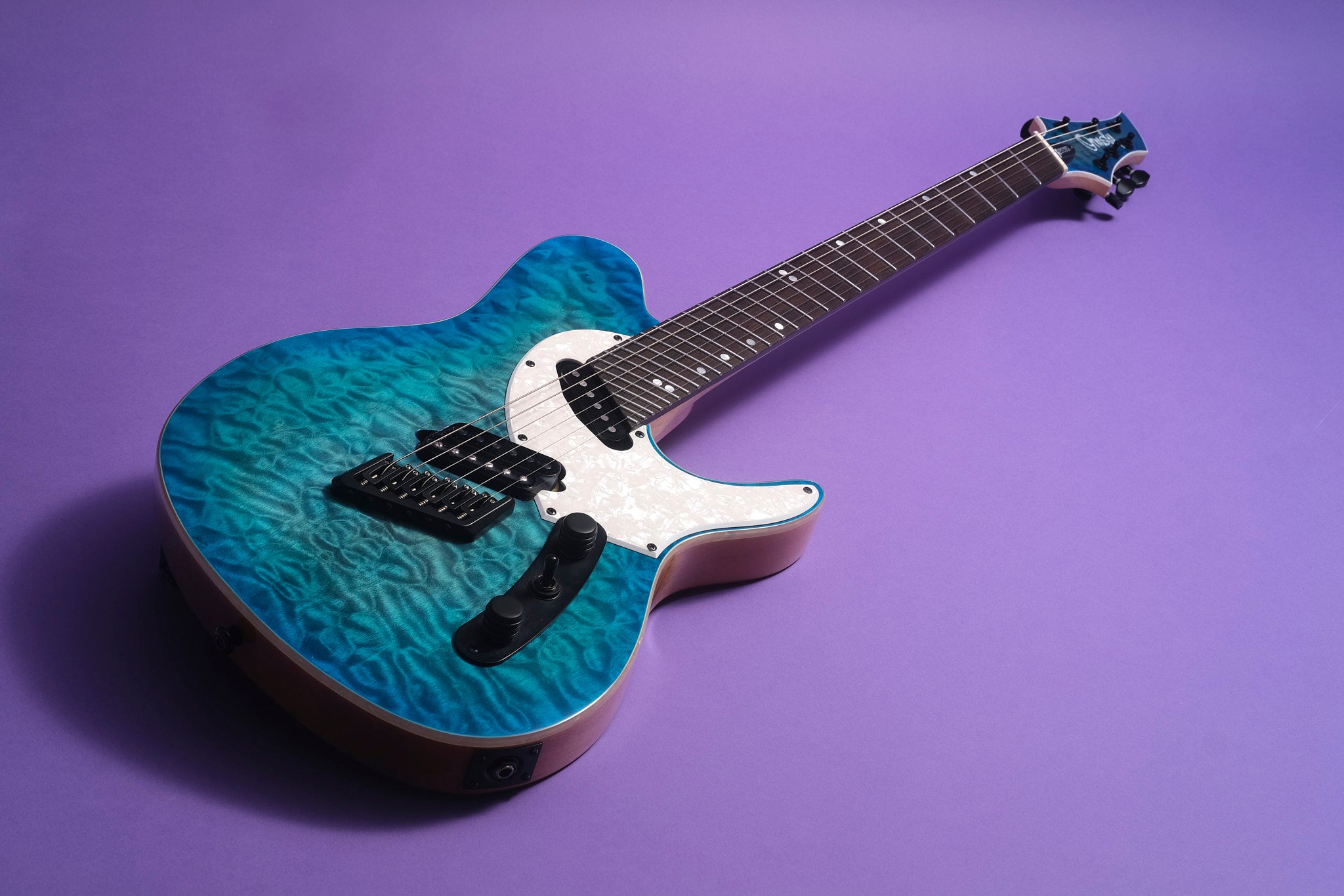 Ormsby TX: GTR Run 15 with Exotic Aqua Burst - Sarg's Guitars