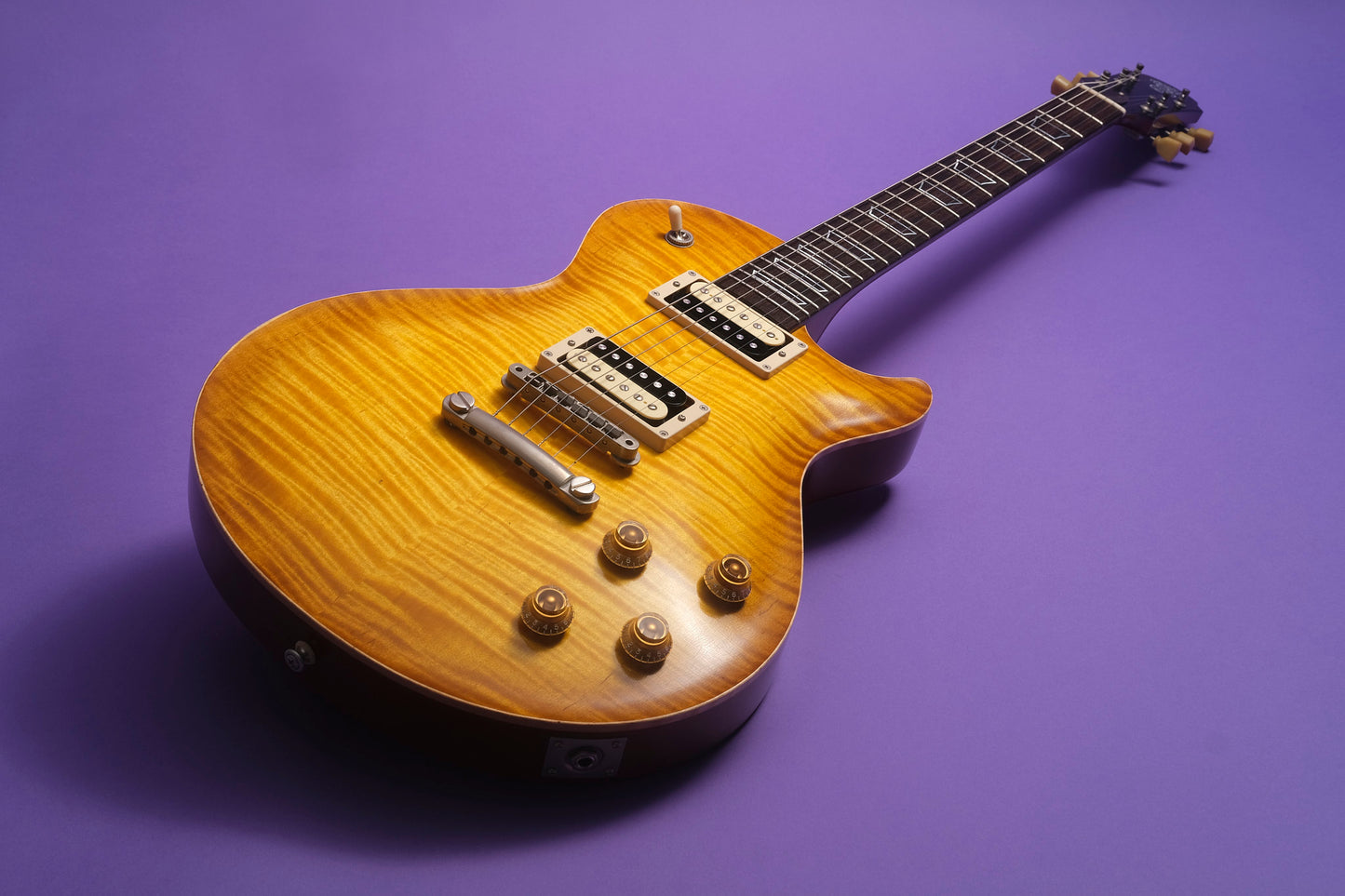 Patrick James Eggle Macon Single Cut 2023 - Nitro Lemon Burst - Cherry Back