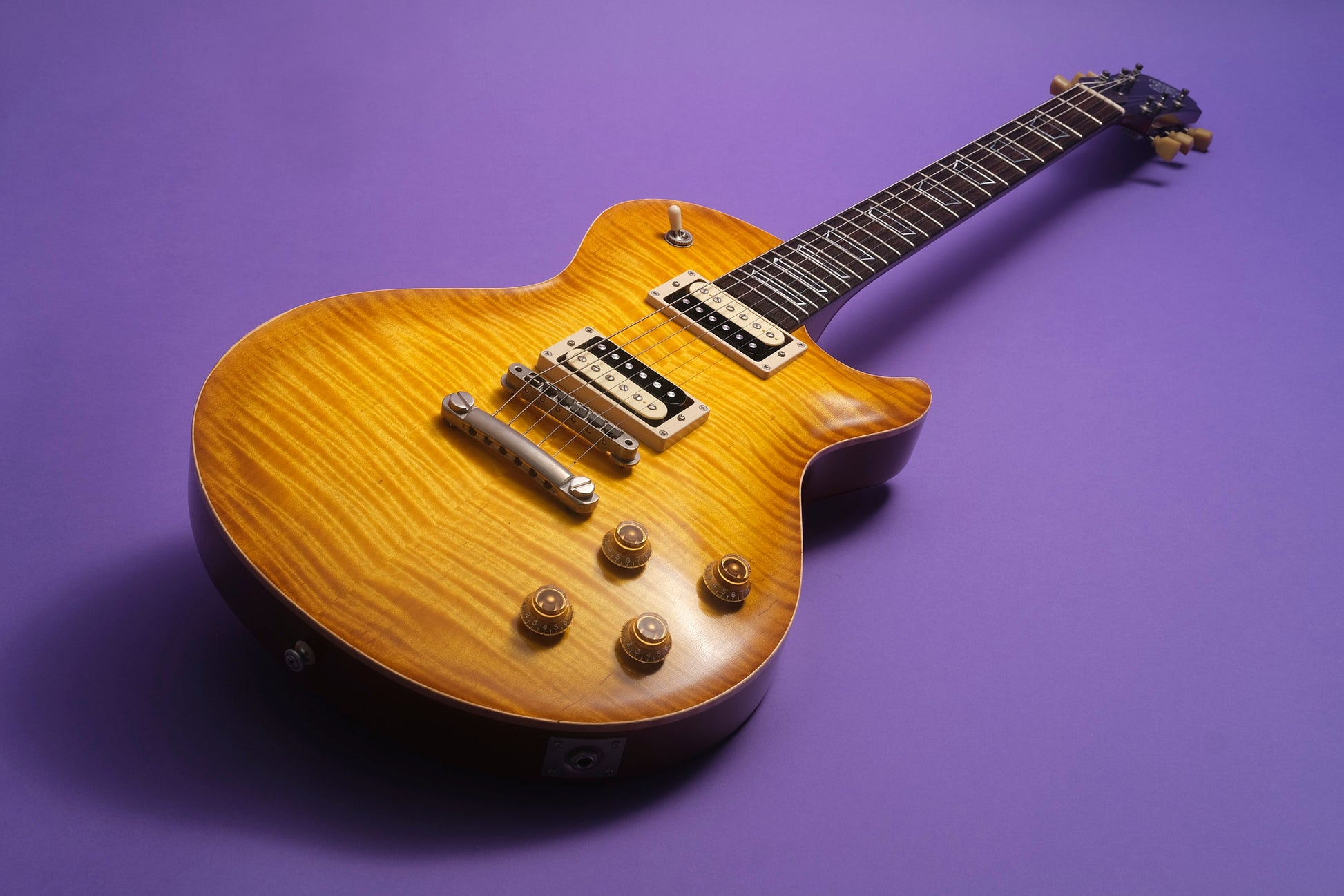 Patrick James Eggle Macon Single Cut 2023 - Nitro Lemon Burst - Cherry Back