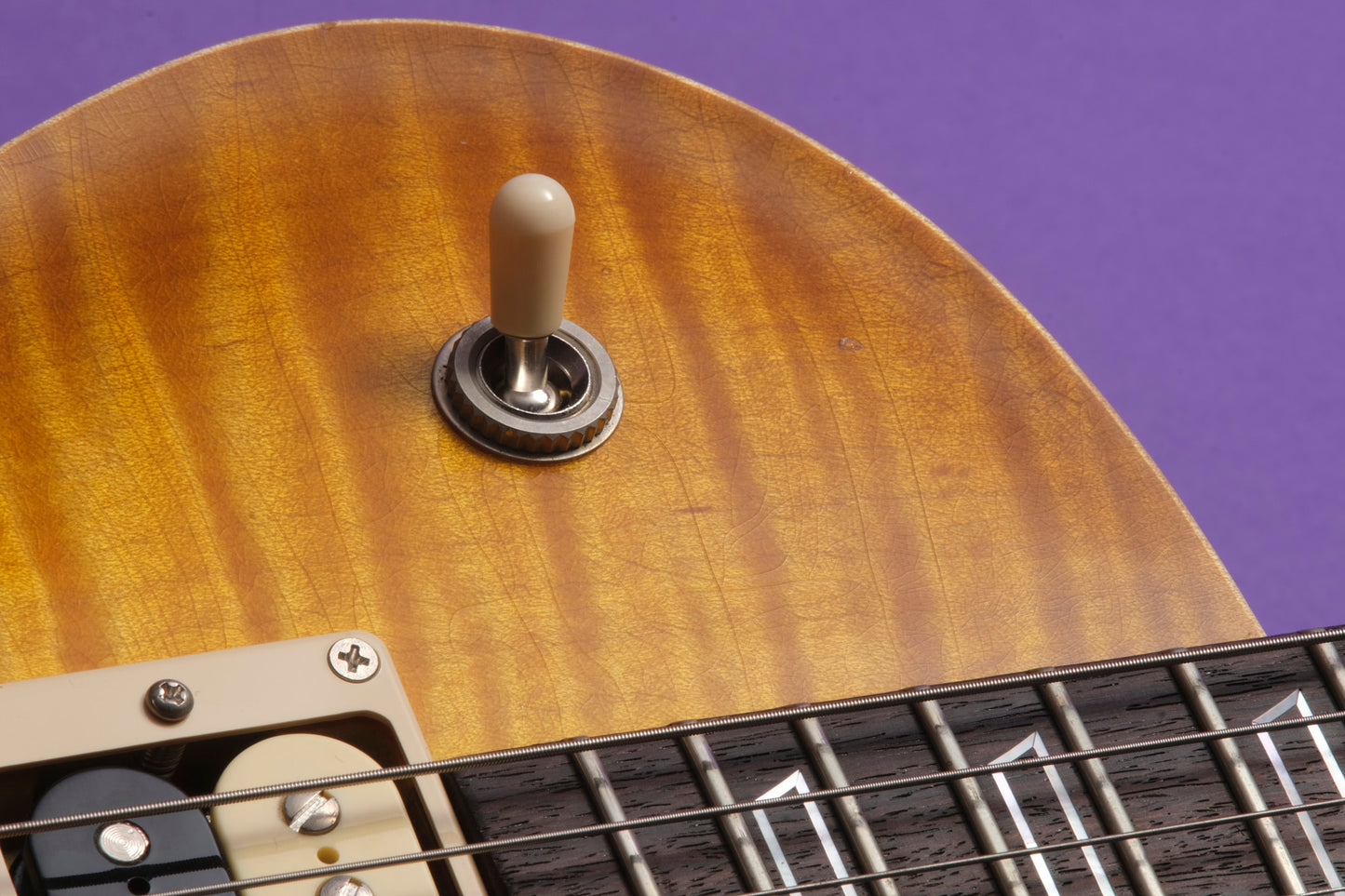 Patrick James Eggle Macon Single Cut 2023 - Nitro Lemon Burst - Cherry Back