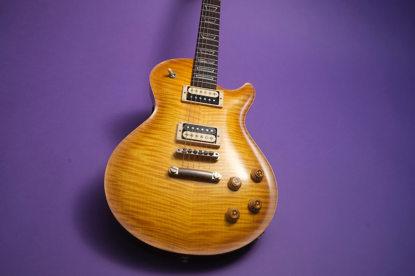 Patrick James Eggle Macon Single Cut 2023 - Nitro Lemon Burst - Cherry Back