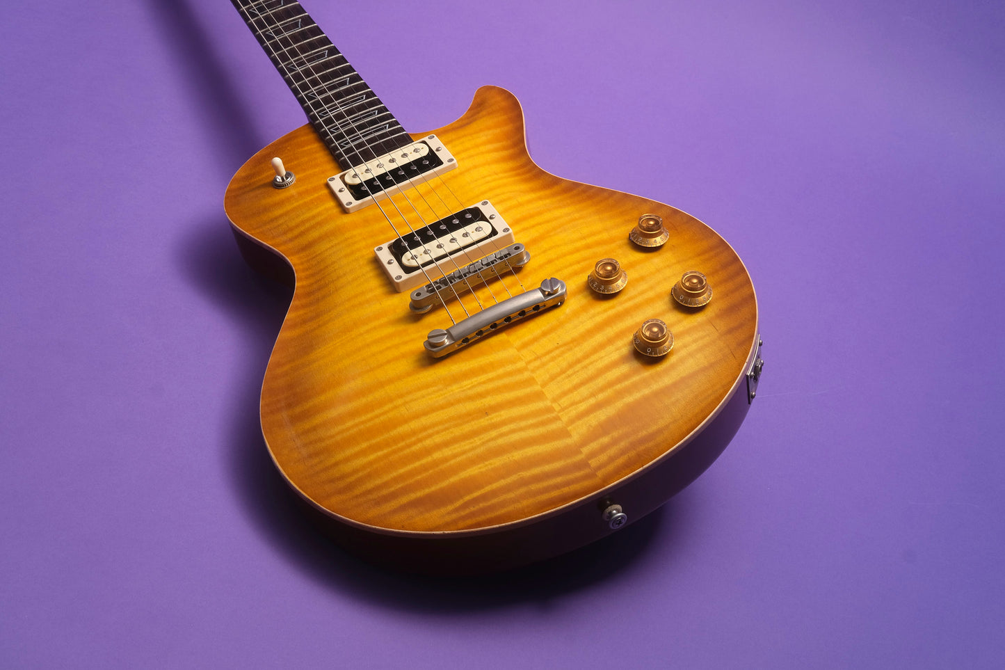 Patrick James Eggle Macon Single Cut 2023 - Nitro Lemon Burst - Cherry Back