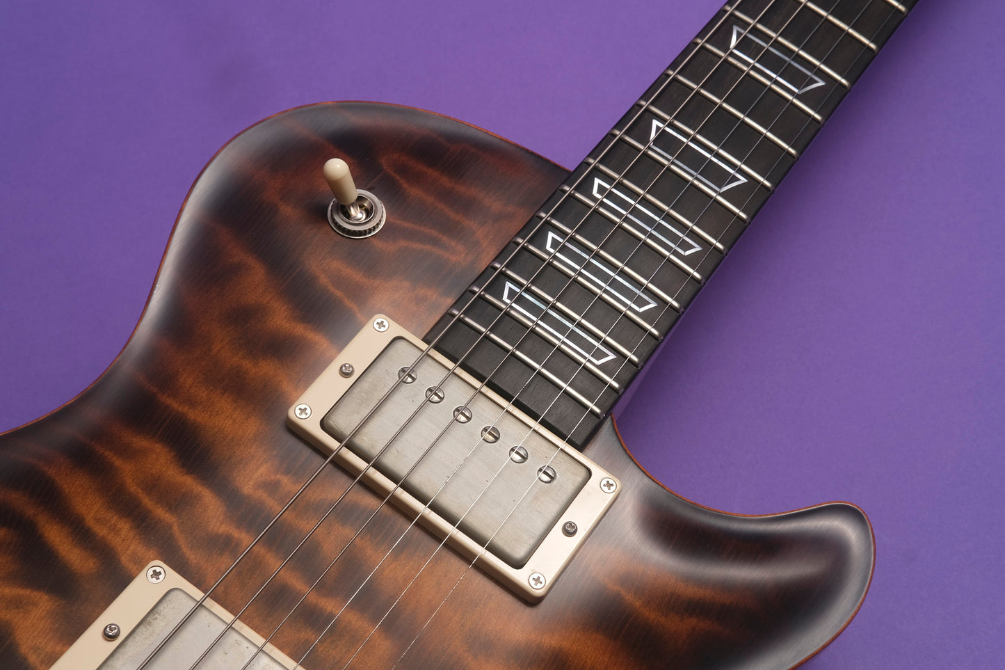 Patrick James Eggle Macon Single Cut 2023 - Nitro Tobacco Burst