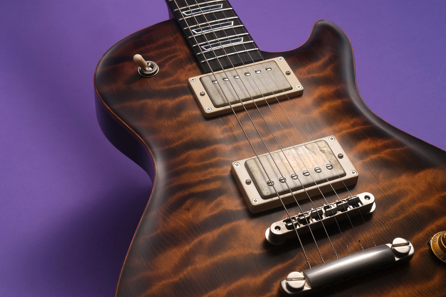 Patrick James Eggle Macon Single Cut 2023 - Nitro Tobacco Burst