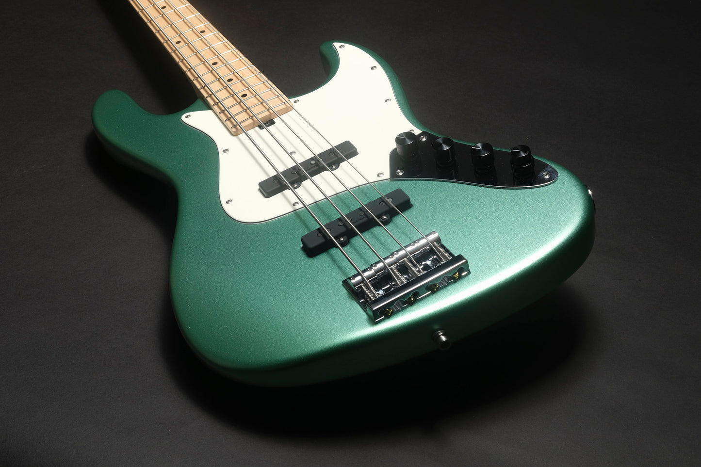 Sadowsky 21 Fret Vintage J/J 4 - Solid Sage Green Metallic Satin