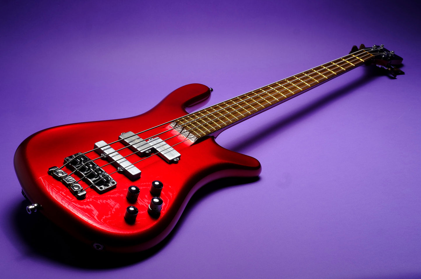 Warwick Masterbuilt Streamer Stage I - Solid Candy Red Metallic Highpolish