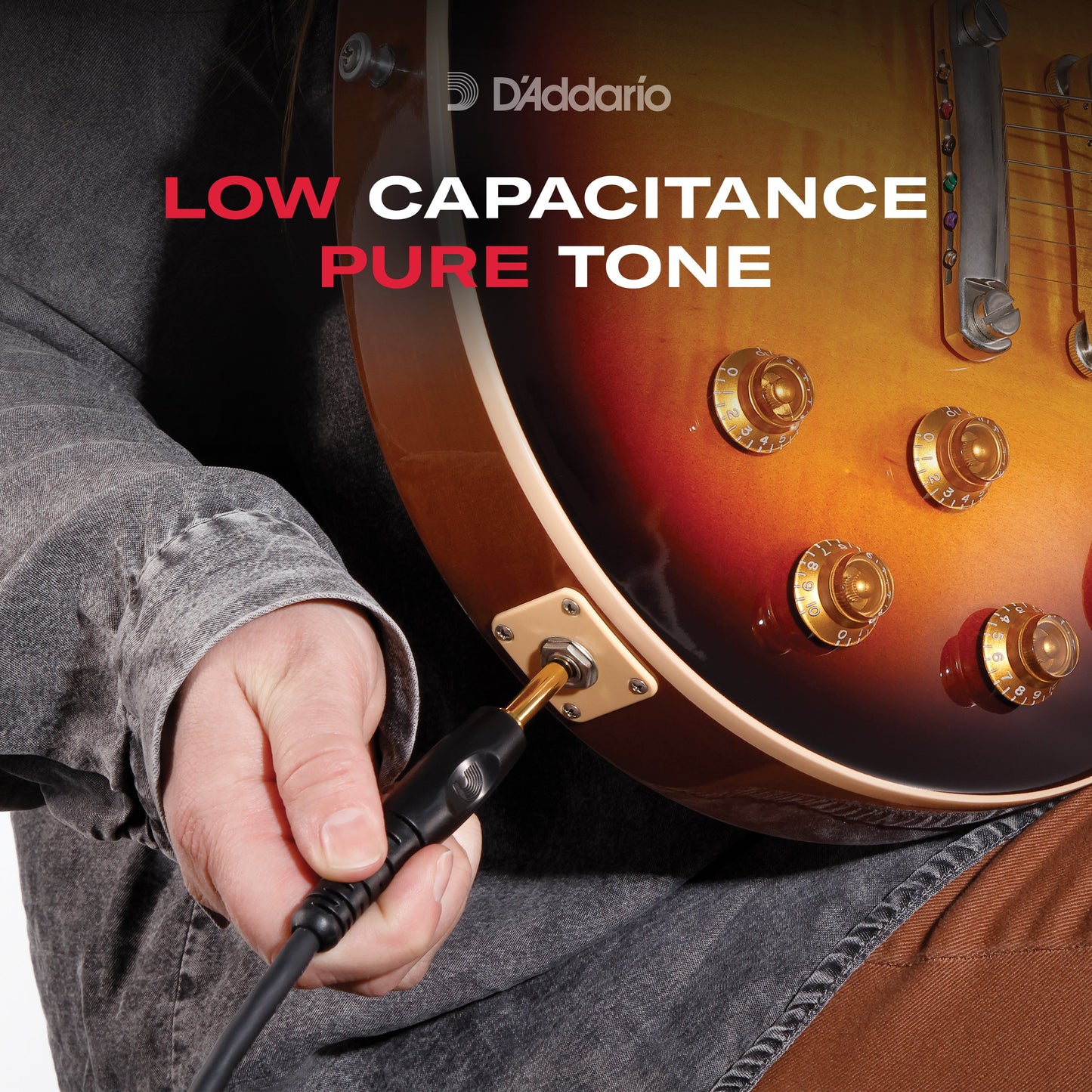 D’Addario Custom Series Instrument Cable - 3m / 10ft