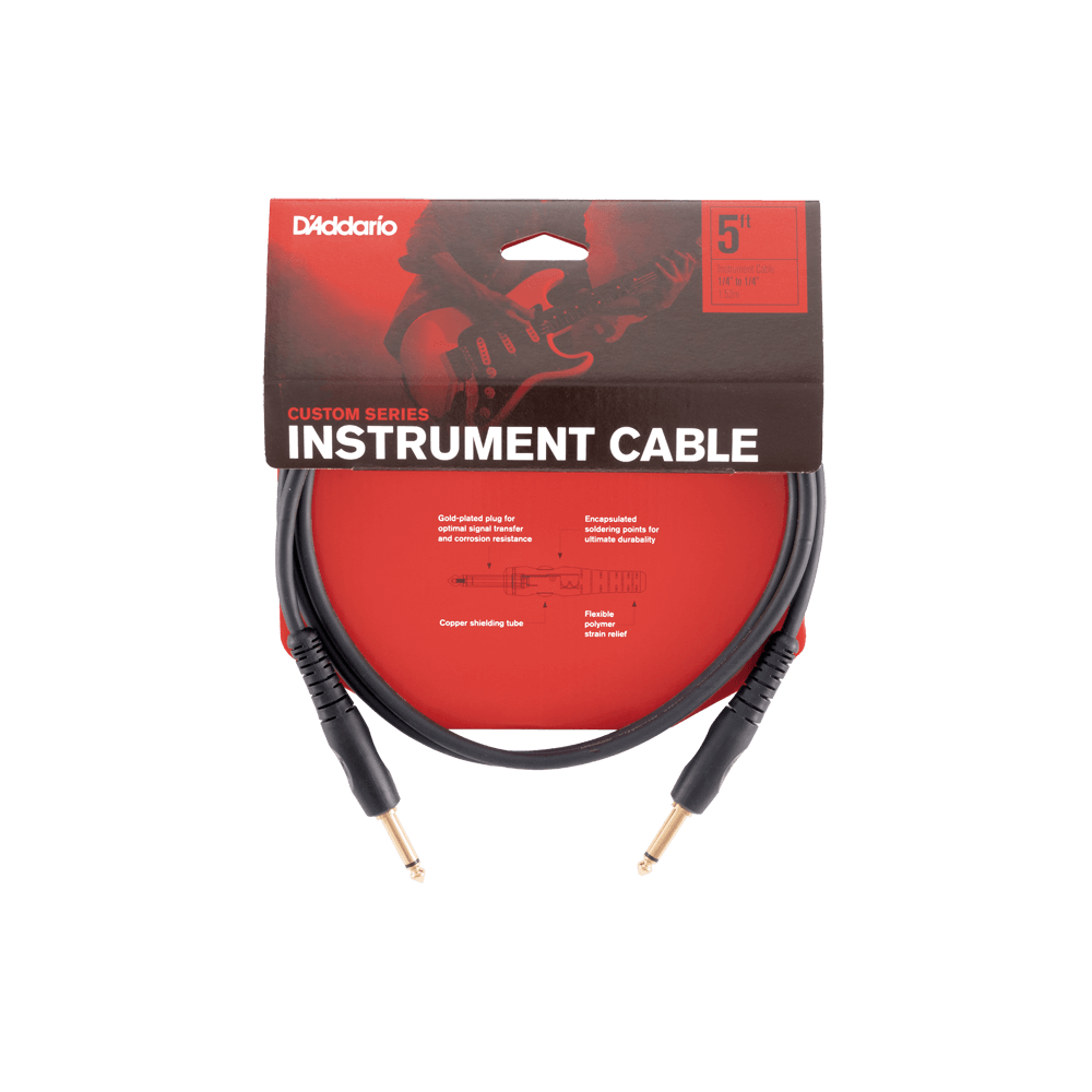 D’Addario Custom Series Instrument Cable - 3m / 10ft