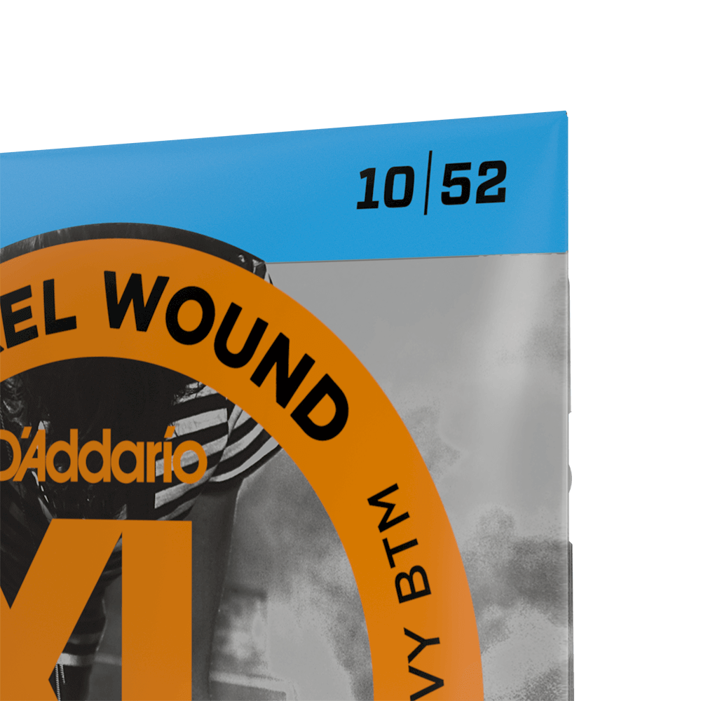 D'Addario EXL140 Nickel Wound, Light Top/Heavy Bottom, 10-52