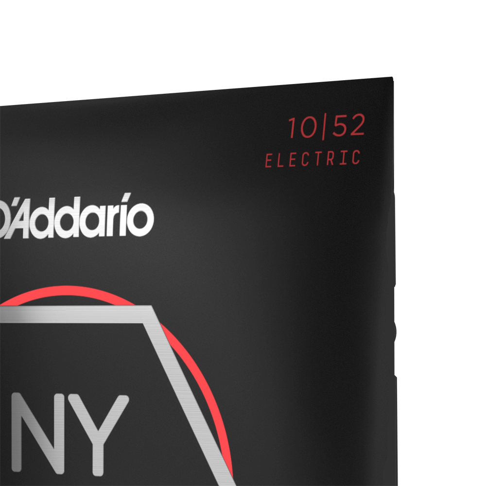 D'Addario NYXL1052 Nickel Wound, Light Top / Heavy Bottom, 10-52