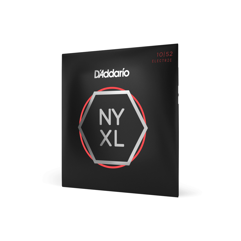 D'Addario NYXL1052 Nickel Wound, Light Top / Heavy Bottom, 10-52