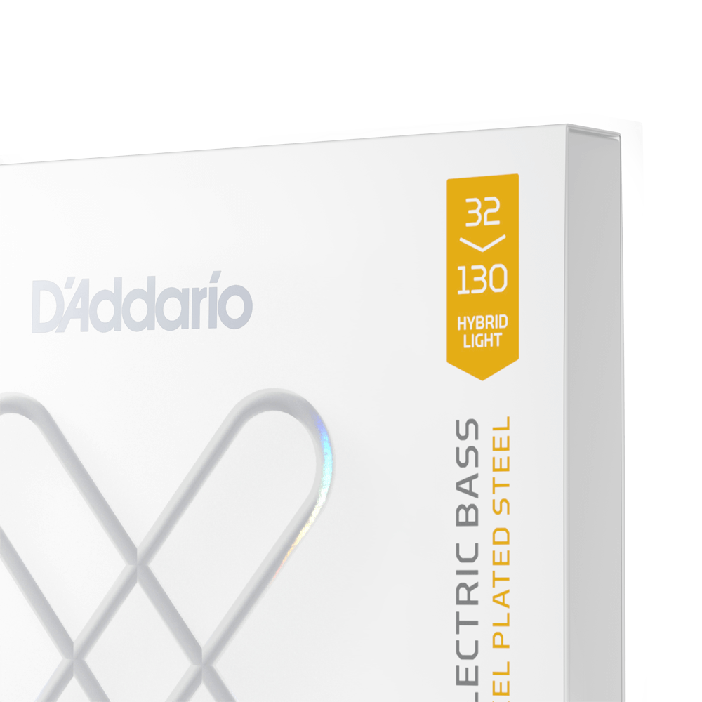 D'Addario XS Nickel 6, Multi Scale, 32-130 Hybrid Light