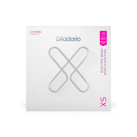 D'Addario XS Nickel 4, Long Scale, 45-100 Regular Light