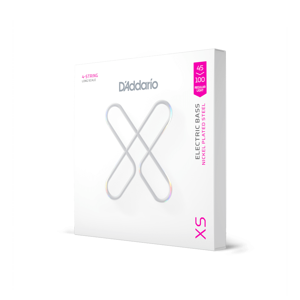 D'Addario XS Nickel 4, Long Scale, 45-100 Regular Light